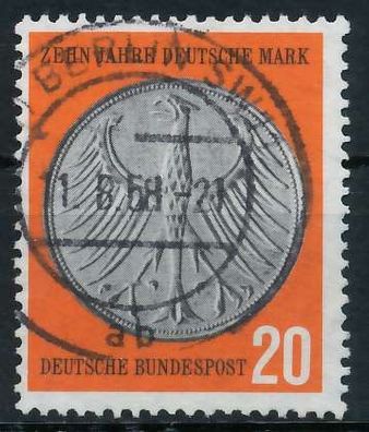 BRD BUND 1958 Nr 291 gestempelt X69B3DE