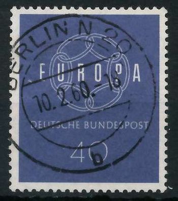 BRD BUND 1959 Nr 321 zentrisch gestempelt X69B446