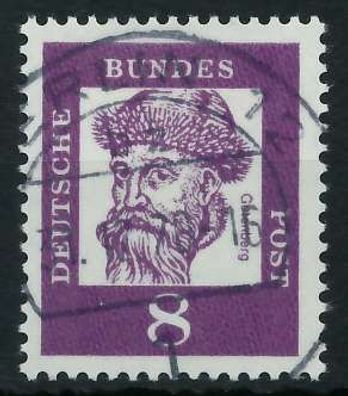 BRD BUND DS BED. Deutsche Nr 349y zentrisch gestempelt X69B4C2