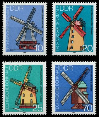 DDR 1981 Nr 2657-2660 postfrisch SE36622