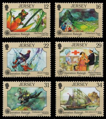JERSEY 1988 Nr 447-452 postfrisch SE6ECDA