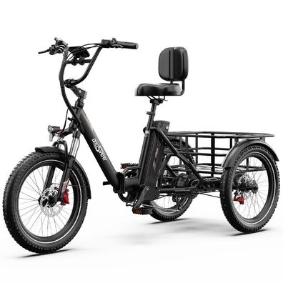 Onesport OT30 Pro 20"faltbare elektrische lastenrad,500W, 7 gang, ragfähigkeit180 kg