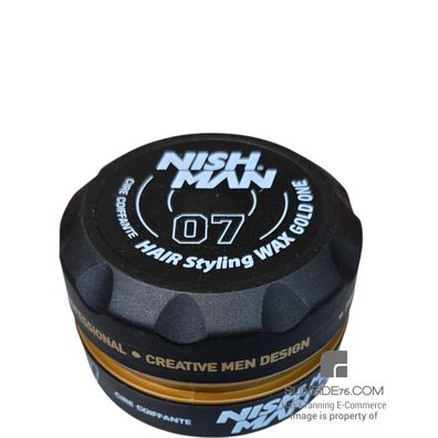 NishMan/Hair Styling Wax 07 "Gold One" 150ml/Haarstyling/Haarpflege