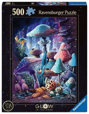 Ravensburger Star Line Puzzle – Pilze im Mondschein, 500 Teile