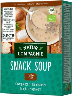 3x Natur Compagnie Snack Soup Pilz 3x17g