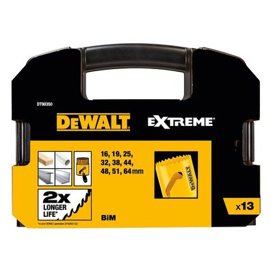DEWALT Lochsägen-Set BIM Universal, 13-tlg. DT90350-QZ