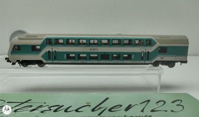 Fleischmann N DC 8123 K Steuerwagen Doppelstock / 2. Kl. / Inklusive Personen / OVP