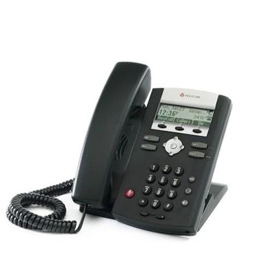 Polycom 2200-12365-025 Desktop Telefon VoIP SoundPoint IP331 schwarz