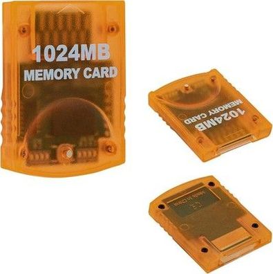 Tolesum 1024MB (16344 Blöcke) Speicherkarte für Wii Game Cube NGC GC Konsole