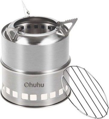 Hobo Kocher Camping Outdoor Ofen, holzofen stove aus Edelstahl mit Tragetasche