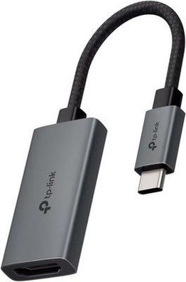 TP-Link UA520C USB C auf HDMI Kabel 4K 60Hz, 10cm langes geflochtenes Kabel