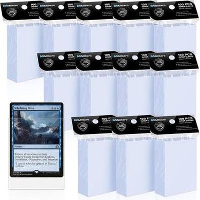 Mlikero 1200er-Pack Kartenhüllen, Passende Innenhüllen, Doppelhüllen, MTG, TCG