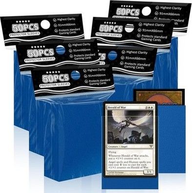 Dunkel Blau Kartenhüllen passend für MTG, 300 Stück - Standard Karten-Hüllen