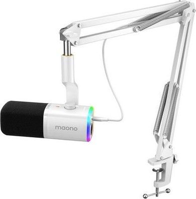 MAONO XLR/USB Gaming Mikrofon mit Arm: Dynamisches Mikrofon mit Software PD100XS