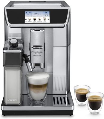 DeLonghi ECAM65085MS Kaffeevollautomat LatteCrema Milchsystem Edelstahl 1L Silber