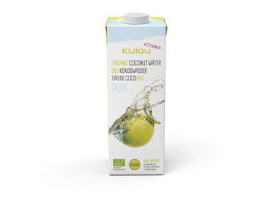 3x KULAU KULAU Bio-Kokoswasser PURE 1 l 1000ml