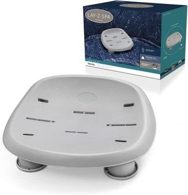 Bestway LAY-Z-SPA Xtras Whirlpoolsitz 40,8 x 31,5 x 20 cm, Grau - Poolsitz Sitz