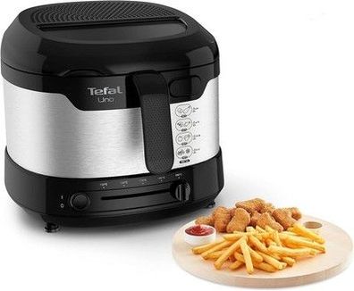 Tefal Uno M Fritteuse FF215D 1470W Kapazität: 1 kg Thermostat Edelstahl/Schwarz