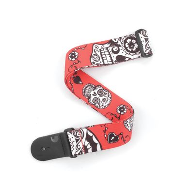 DAddario DAddario Woven Guitar Strap Sugar Skull