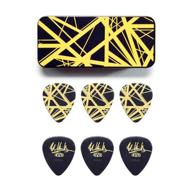 Dunlop EVH Black with Yellow Stripes
