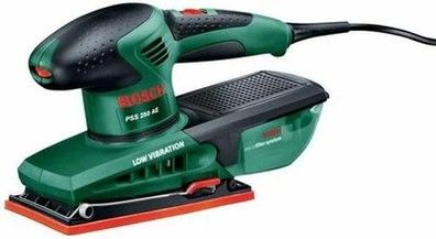 Bosch Schleifmaschine PSS 250 AE (250 Watt, Schwingkreis 2 mm, im Koffer, Grün)