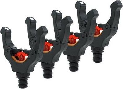 Hirisi 4x Tackle Karpfen-Angelrutenhalter, Gripper Rutenhalter mit Magnet-Clips
