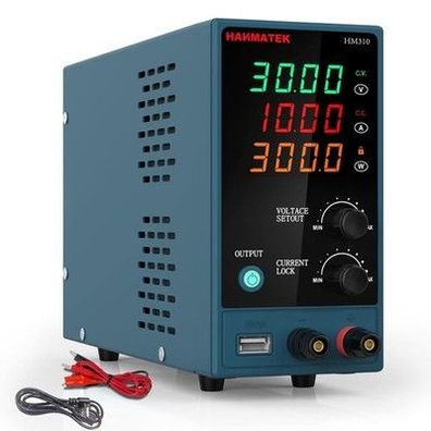 Labornetzgerät, Hanmatek HM310 0-30V / 0-10A, Regelbar, Labornetzgerät DC