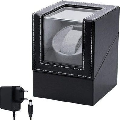 Mcbazel Automatische Uhrenbeweger Box aus PU Leder für Automatikuhren, leise