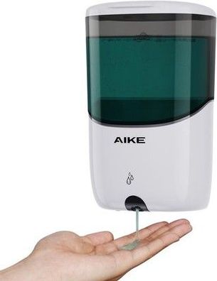 AIKE Seifenspender Automatisch Wandmontage, 650 ml Weißer Seifen-Spender AK1216