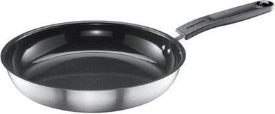 Fiskars Functional Form Bratpfanne, 26 cm, Schwarz/Silber, 1 Liter, schwarz
