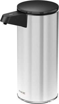AIKE Seifenspender Automatisch Edelstahl Sensor Infrarot, 280ml, USB-Aufladung