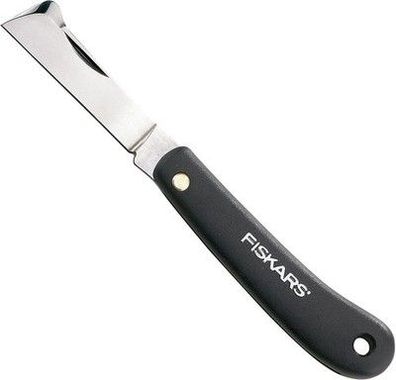 Fiskars Okulier-Messer, Gesamtlänge: 17 cm Rostfreier Stahl Schwarz, K60 1001625
