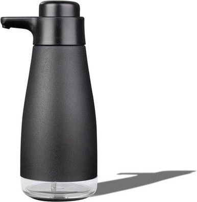 AIKE AK1062 Seifenspender Edelstahl, 470 ml Flüssigseifenspender in Schwarz