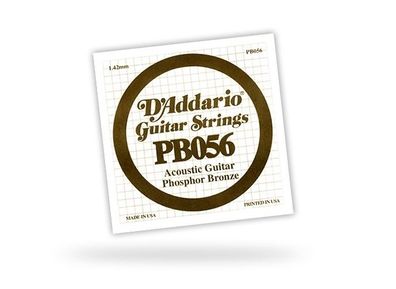DAddario PB056 Einzelsaite - 056