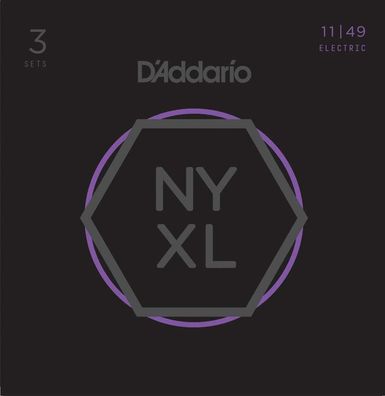 DAddario NYXL 1149 Electric - 3 Packs