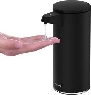 AIKE Seifenspender Automatisch Edelstahl mit Sensor Infrarot 280ml USB-Aufladung