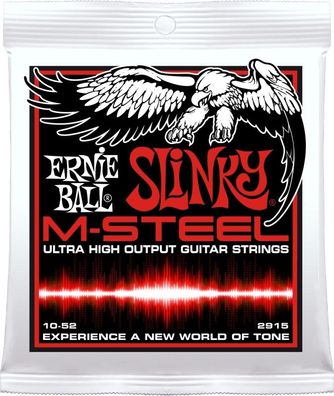 Ernie Ball EB 2915 M-Steel Slinky 10-52