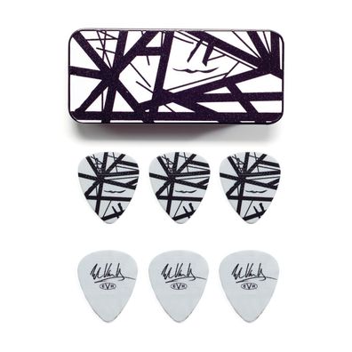 Dunlop EVH White with Black Stripes