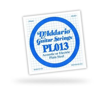 DAddario PL013 Einzelsaite - 013