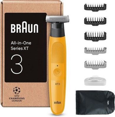Braun Series XT3 Gesicht & Körper, Elektrischer Rasierer, Barttrimmer, XT3205