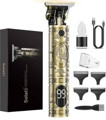 Haarschneidemaschine, Trimmer Herren Barttrimmer Herren LED Anzeige Haartrimmer