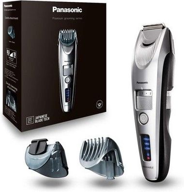 Panasonic ER-SB60-S803 Bartschneider für Männer, tragbare, 20 Längen, 2 Aufsätze