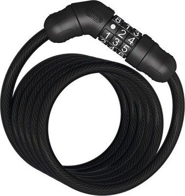 ABUS Spiralkabelschloss Star 4508C/150 - Zahlenschloss aus 8 mm - Schloss