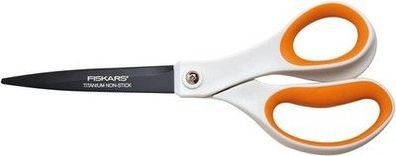 Fiskars Antihaft-Universal-Schere, Länge: 21 cm, Titan-Beschichtung/Rostfrei