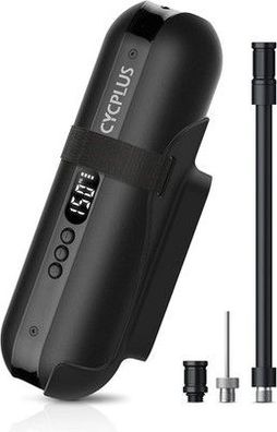 Cycplus Luftpumpe I50PSI Elektrischer Kompressor Tragbar Fahrradpumpe Mini