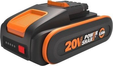 Original WORX WA3640 PowerShare Akku 20V - 2500mAh Li-Ion, LED Ladestandanzeige