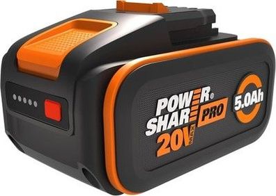 Original WORX WA3645 PowerShare Pro Akku 20V - 5,0 Ah Li-Ion, mit LED-Anzeige