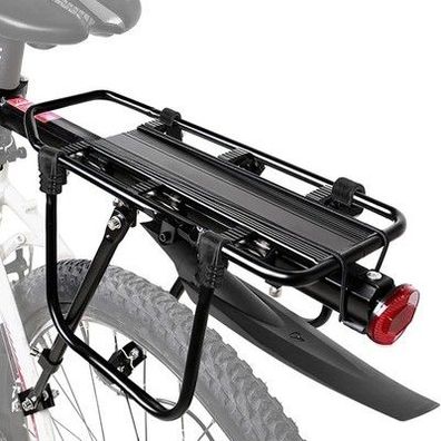 SPGOOD Fahrrad Gepäcktrager Set [24-29 Zoll ] Einstellbar Universal Gepäckträger