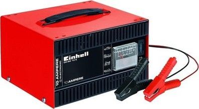 Einhell Batterie-Ladegerät CC-BC 10 E (12 V, f. Batterien von 5-200 Ah, in Rot)