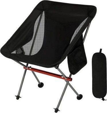 Shallwe Ultraleichter, tragbarer Campingstuhl, kompakte Klappstuhl, 136 kg